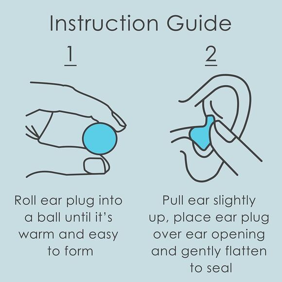 6 Pair Juju Silicone Ear Plugs Sleeping Earplugs Noise Cancelling Sleep Swimming - Picture 6 of 7